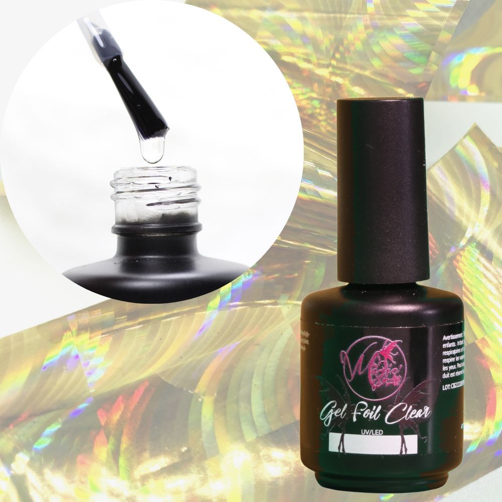 Gel Foil clear - Vernis Semi-Permanent - Virginie Magic'art