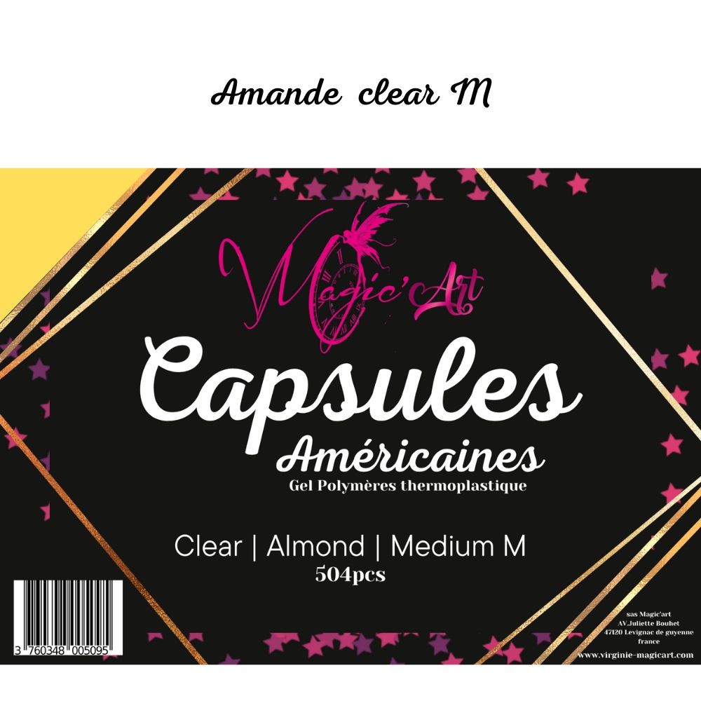 Boite Capsules “GEL” – Amande M - Capsules - Virginie Magic'art