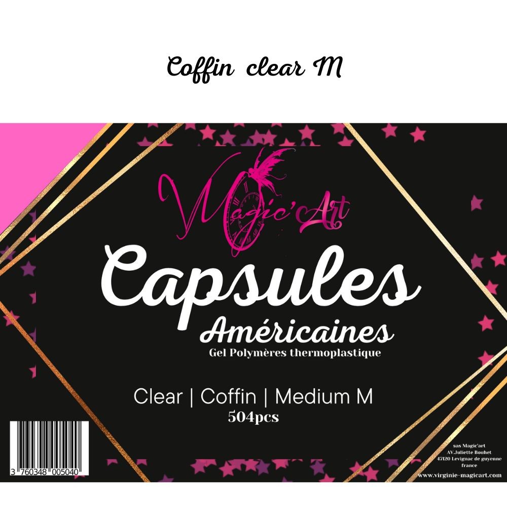 Boite Capsules “GEL” – Coffin M - Capsules - Virginie Magic'art