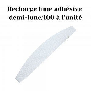 Recharge lime adhésive  demi-lune/100 à l’unité - Limes - Virginie Magic'art