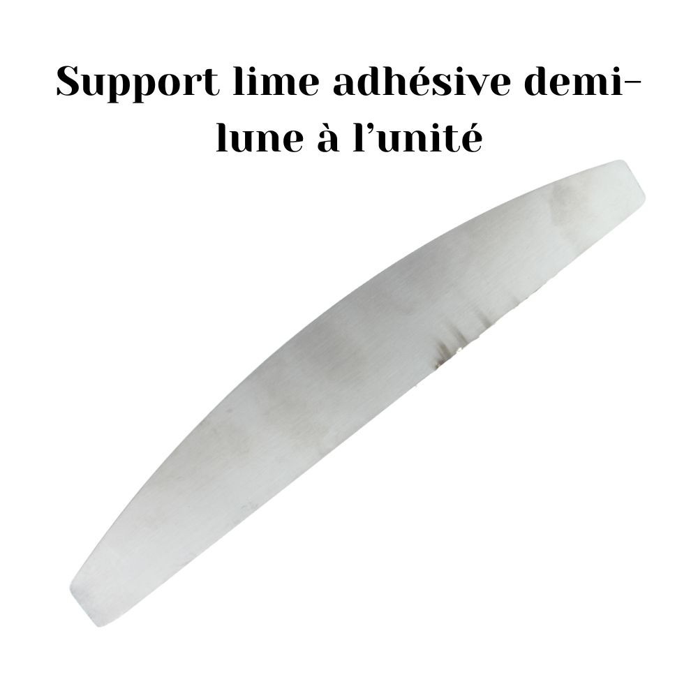 Support lime adhésive  demi-lune à l’unité - Limes - Virginie Magic'art