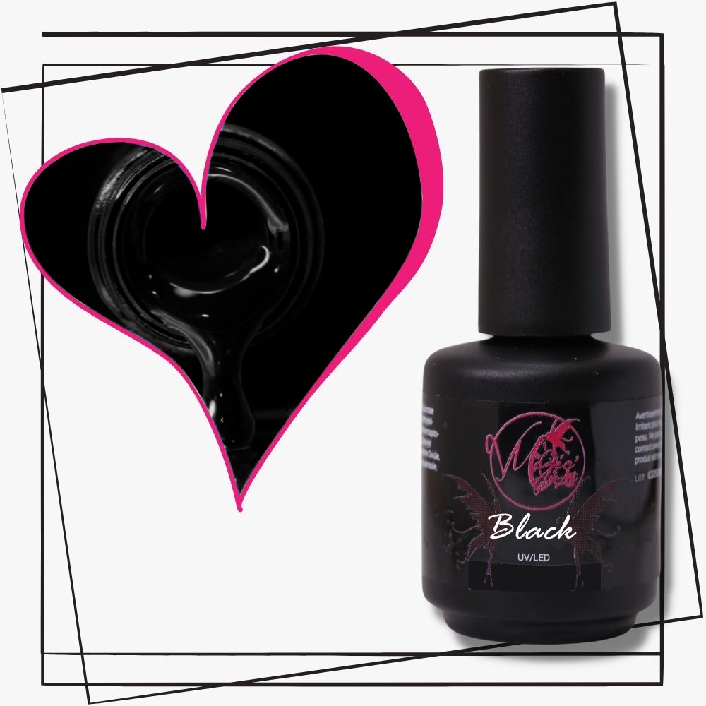 VSP Noir - Vernis Semi-Permanent - Virginie Magic'art